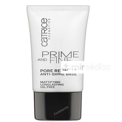 PRIME AND FINE BASE MINIMIZADORA DE POROS ANTI BRILLOS NA CATRICE COSMETICS