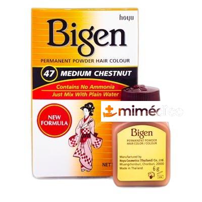 TINTE PERMANENTE EN POLVO 6 GR 47 CASTANO OSCURO BIGEN