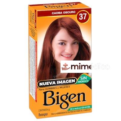 TINTE PERMANENTE EN POLVO 6 GR 37 CAOBA OSCURO BIGEN