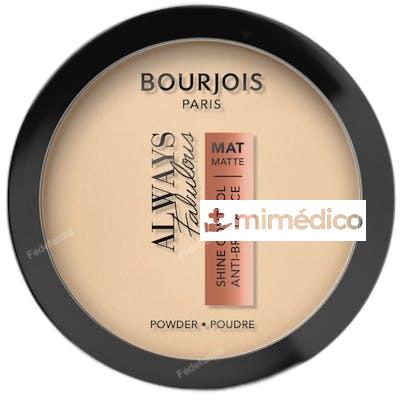 ALWAYS FABULOUS POLVO COMPACTO 10 GR 050 PORCELANA BOURJOIS PARIS