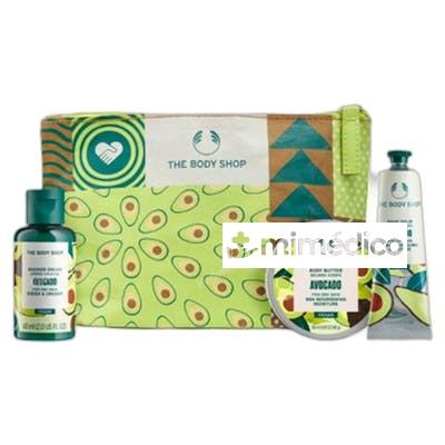 AVOCADO MINI SET DE AGUACATE RICO Y CREMOSO 4 PIEZAS NA THE BODY SHOP