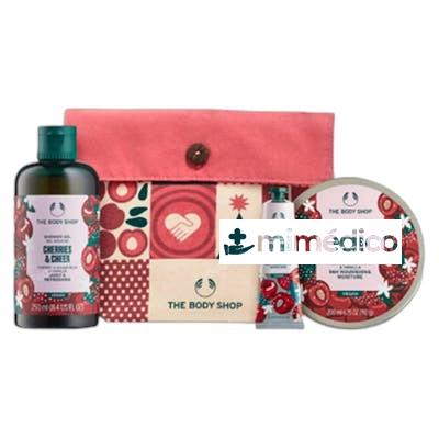 CHERRIES CHEER CUIDADO CORPORAL 4 PIEZAS NA THE BODY SHOP