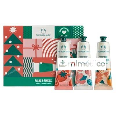 PALMS PINKIES TRIO DE CREMA DE MANOS 3 PIEZAS NA THE BODY SHOP