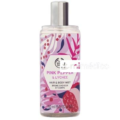 PINK PEPPER LYCHEE HAIR BODY MIST 150 ML NA THE BODY SHOP