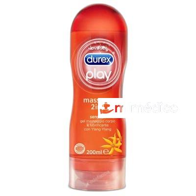 LUBRICANTE PLAY MASSAGE SENSUAL 2 EN 1 200 ML 200 ML DUREX