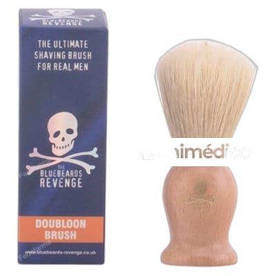 WOODEN HANDLED DOUBLOON BRISTLE SHAVING BRUSH NA THE BLUEBEARDS REVENGE