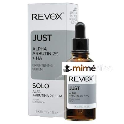 REVOX B77 JUST ALPHA ARBUTIN 2% + HA BRIGHTENING SERUM, 30ML REVOX
