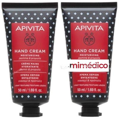 HAND CARE CREMA DE MANOS HIDRATANTE 50 ML 2 UNIDADES APIVITA