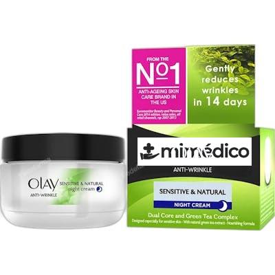 ANTIEDAD SENSITIVE NATURAL CREMA DE NOCHE 50 ML 50 ML OLAY
