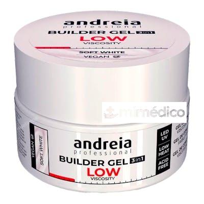 BUILDER GEL VISCOSIDAD LENTA 22 GR SOFT WHITE ANDREIA PROFESSIONAL