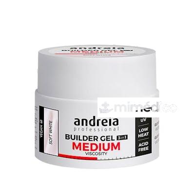 BUILDER GEL VISCOSIDAD MEDIA 44 GR SOFT WHITE ANDREIA PROFESSIONAL
