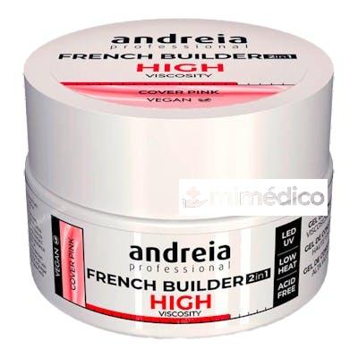 FRENCH BUILDER GEL ALTA VISCOSIDAD 22 GR COVER PINK ANDREIA PROFESSIONAL