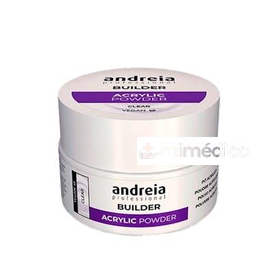 BUILDER POLVO ACRILICO 35 GR CLEAR ANDREIA PROFESSIONAL