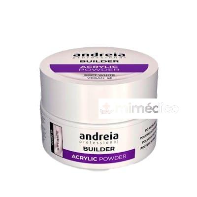 BUILDER POLVO ACRILICO SOFT 35 GR SOFT WHITE ANDREIA PROFESSIONAL