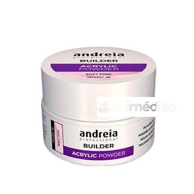 BUILDER POLVO ACRILICO SOFT 35 GR SOFT PINK ANDREIA PROFESSIONAL
