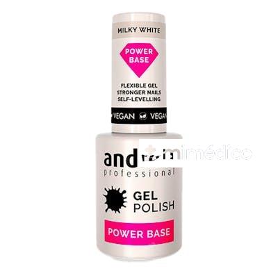 POWER BASE EN GEL 105 ML MILKY WHITE ANDREIA PROFESSIONAL
