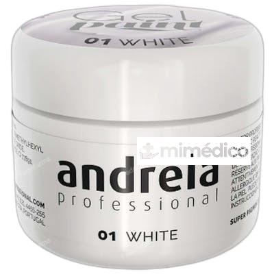 GEL PAINT 4 ML 01 WHITE ANDREIA PROFESSIONAL