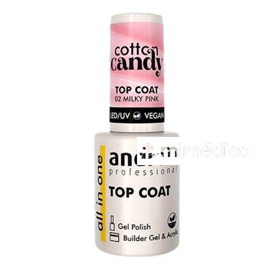 COTTON CANDY TOP COAT 105 ML 02 MILKY PINK ANDREIA PROFESSIONAL