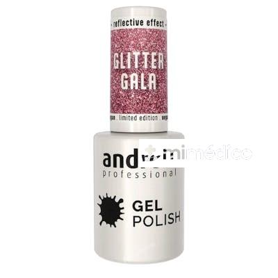 GEL POLISH ESMALTE EN GEL GLITTER GALA 105 ML GG3 ROSA CON D ANDREIA PROFESSIONAL