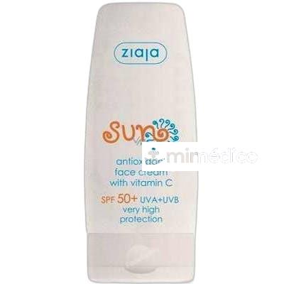 SUN CREMA FACIAL ANTIOXIDANTES SPF50 CON VITAMINA C 50 ML 50 ZIAJA