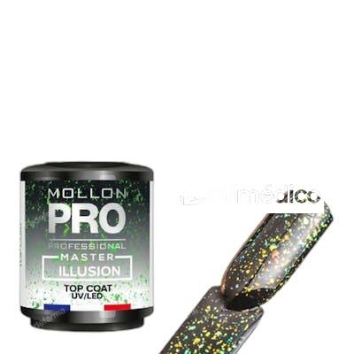 MASTER ILLUSION TOP COAT 12 ML GREEN MOLLON PRO