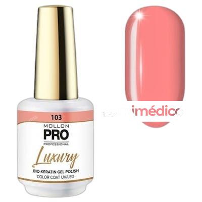 LUXURY COLOR COAT ESMALTES DE UNAS 8 ML 103 PEACH DAIQUIRI MOLLON PRO