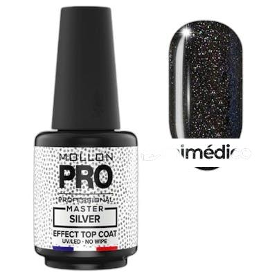 MASTER SILVER EFFECT TOP COAT 12 ML NA MOLLON PRO