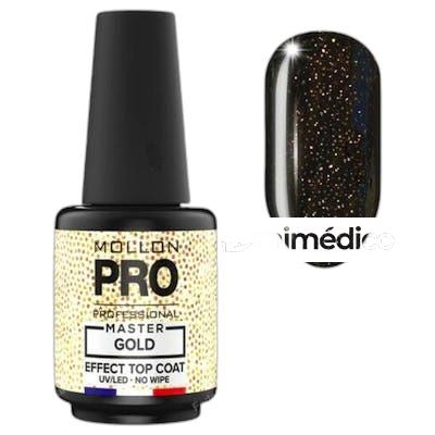 MASTER GOLD EFFECT TOP COAT 12 ML NA MOLLON PRO