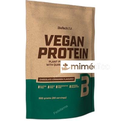 VEGAN PROTEIN CHOC-CANELA - 500G BIOTECH USA