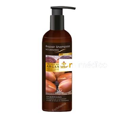CHAMPU REPARADOR ARGAN CON CEDRO DEL ATLAS Y ROMERO 200  ML. DIAR ARGAN
