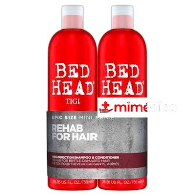 URBAN ANTIDOTES RESURRECTION CHAMPU REPARADOR 2 X 750 ML BED HEAD