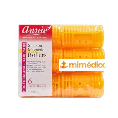ROLOS PARA EL CABELLO JUMBO 6 UDS NARANJA ANNIE