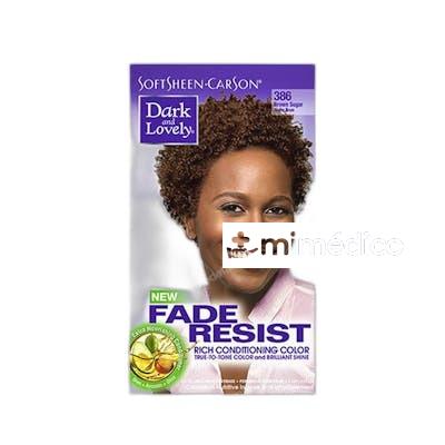 RESISTENTE A LA DECOLORACION CON COLOR ACONDICIONADO 386 BRO SOFT SHEEN CARSON