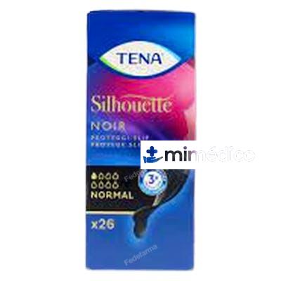 PROTEGE SLIPS SILHOUETTE NOIR NORMAL 26 UDS NA TENA