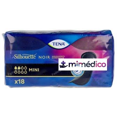 PROTEGE SLIPS SILHOUETTE NOIR MINI 18 UDS NA TENA