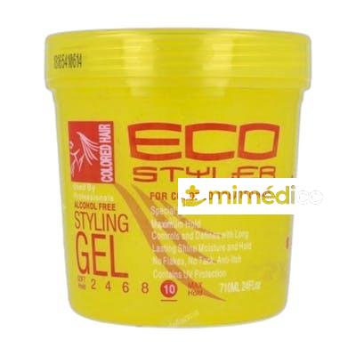 GEL PARA EL CABELLO TENIDO DE AMARILLO 710 ML NA ECO STYLER