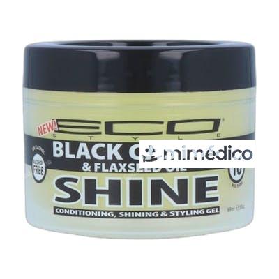 SHINE GEL BLACK CASTOR 89 ML NA ECO STYLER
