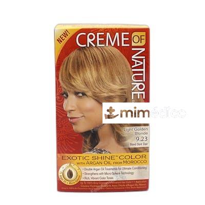 EXOTIC SHINE COLOR WITH ARGAN OIL FROM MOROCCO 923 GOLDEN BL CREME OF NATURE