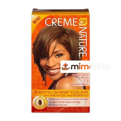 EXOTIC SHINE COLOR WITH ARGAN OIL FROM MOROCCO 73 MEDIUM WAR CREME OF NATURE