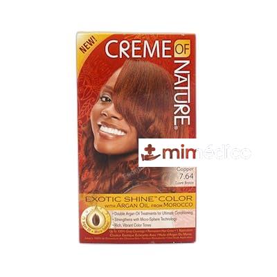 EXOTIC SHINE COLOR WITH ARGAN OIL FROM MOROCCO 764 BRONZE CO CREME OF NATURE