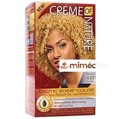 EXOTIC SHINE COLOR WITH ARGAN OIL FROM MOROCCO 1001 GINGER B CREME OF NATURE
