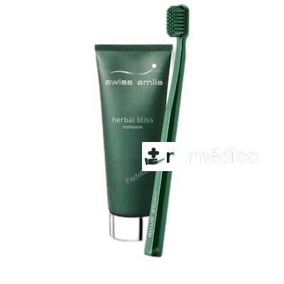 SET CEPILLO DENTALDENTIFRICO HERBAL BLISS NA SWISS SMILE