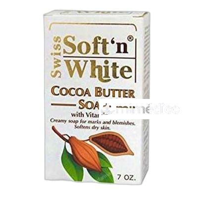SOFTN WHITE SWISS JABON DE CREMA DE CACAO 200 GR NA MAMADO