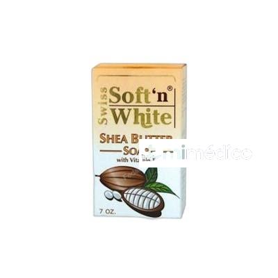 SOFTN WHITE SWISS JABON DE MANTECA DE KARITE 200 GR NA MAMADO