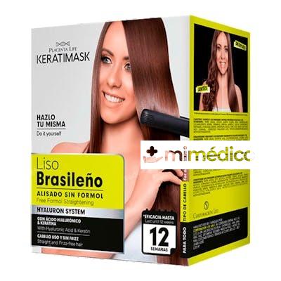 KIT ALISADO BRASILEÑO SIN FORMOL KERATIMASK PLACENTA LIFE