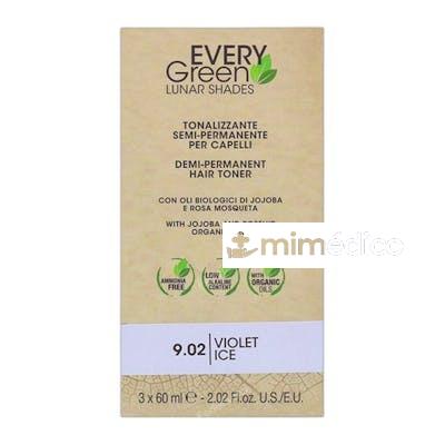 TINTE EVERY GREEN LUNAR SHADES FRIO 3X60 ML 902 VIOLETA DIKSON