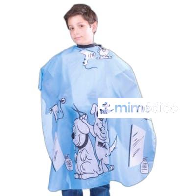CAPA DE PELUQUERIA INFANTIL AZUL DIKSON