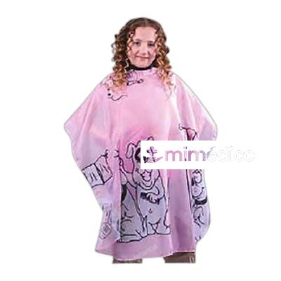 CAPA DE PELUQUERIA INFANTIL ROSA DIKSON