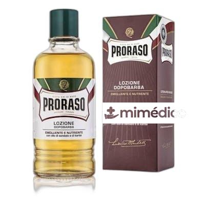 AFTER SHAVE LOCION CON ALCOHOL SANDALO Y MANTECA KARITE 400 PRORASO