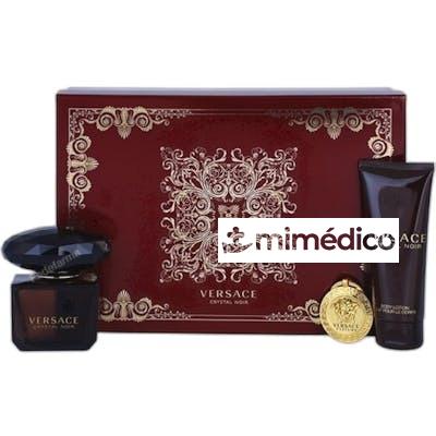 CRYSTAL NOIR LOTE 3 PIEZAS VERSACE